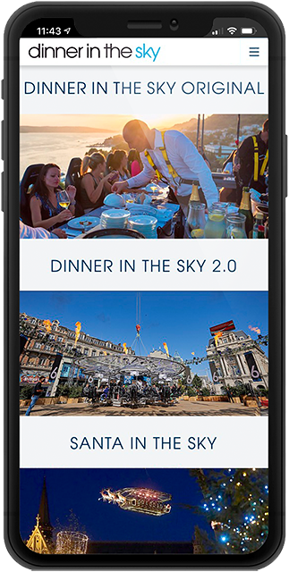Image mobile de Dinner in the sky